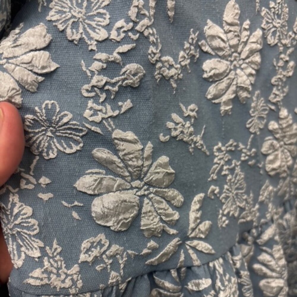 NWOT - Dreamy Blue Floral Baby Doll Dress - Picture 4 of 4